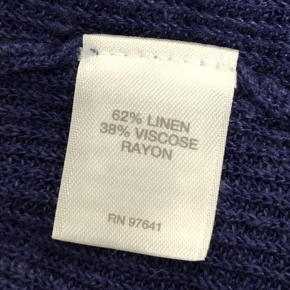 J. Jill Linen Blend Knit Lagenlook Women's V-Neck Sweater - Picture 13 of 13